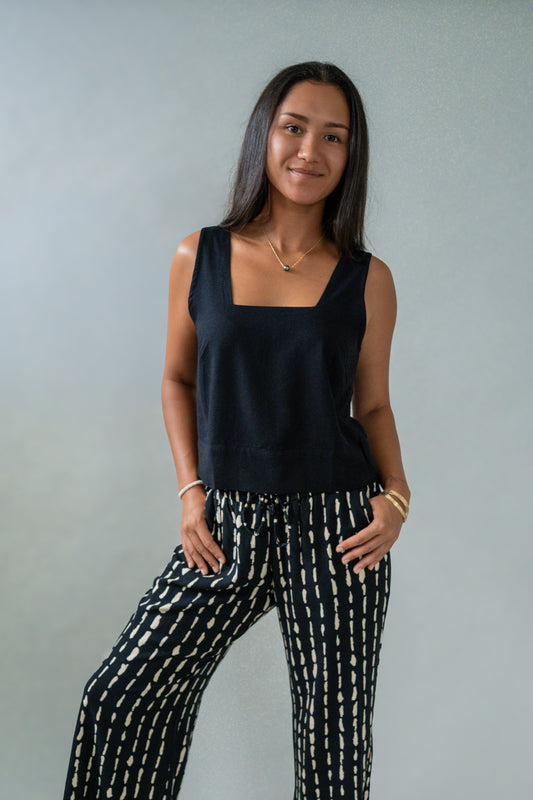 Tayla Top - Solid Black