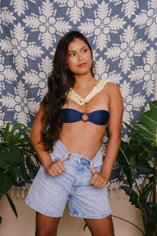 ABUNDANT 'ULU AURORA (BLUE) - BLANKET FOR 2 - EHA