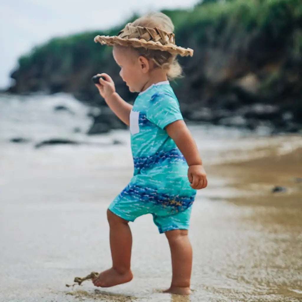 Nalu - Shortie Bamboo Romper - Coco Moon