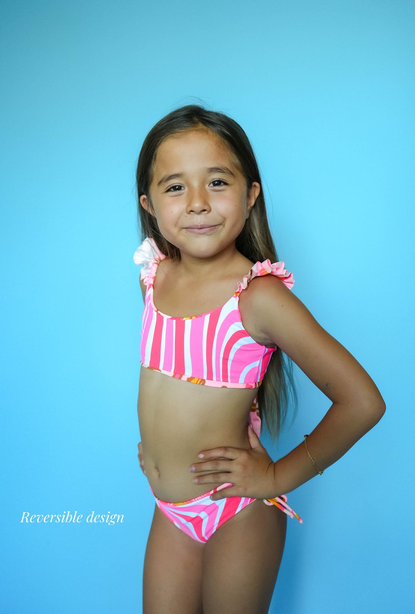 PINK PALMS MANGO - KIDS Bikini Set - PT3339KKB007