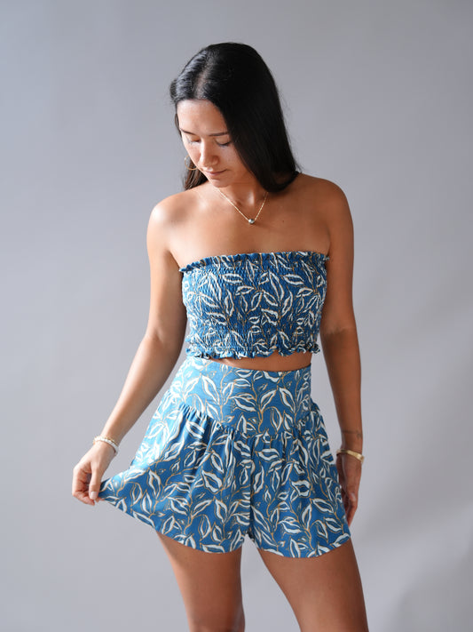 Elya Shorts - Lauris Petrol