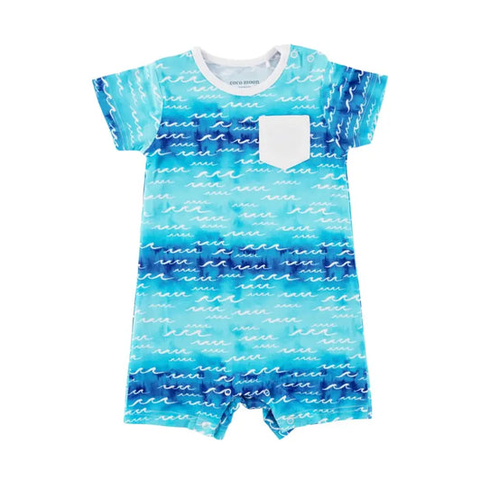 Nalu - Shortie Bamboo Romper - Coco Moon