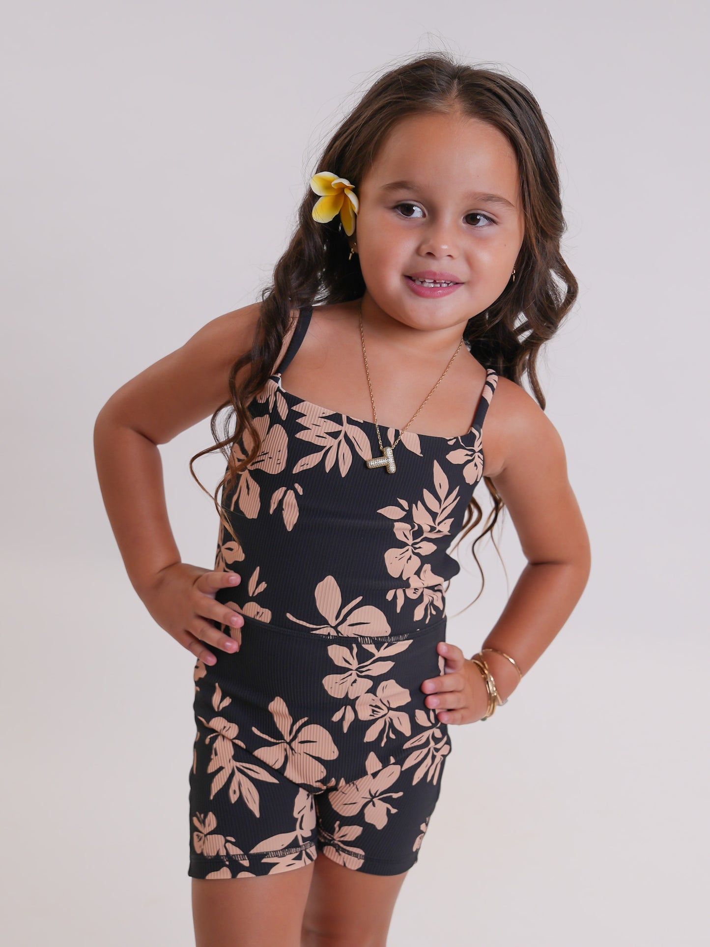 Mini Kayla Jumpsuit in Okika Black - ABT