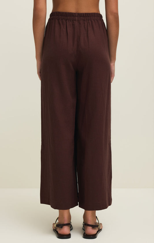 SCOUT LINEN PANT - CHOCOLATE CHERRY - ZP261575