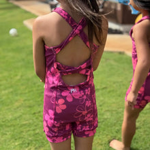 Load image into Gallery viewer, Keiki Romper - Plumeria - Phases Hawaii