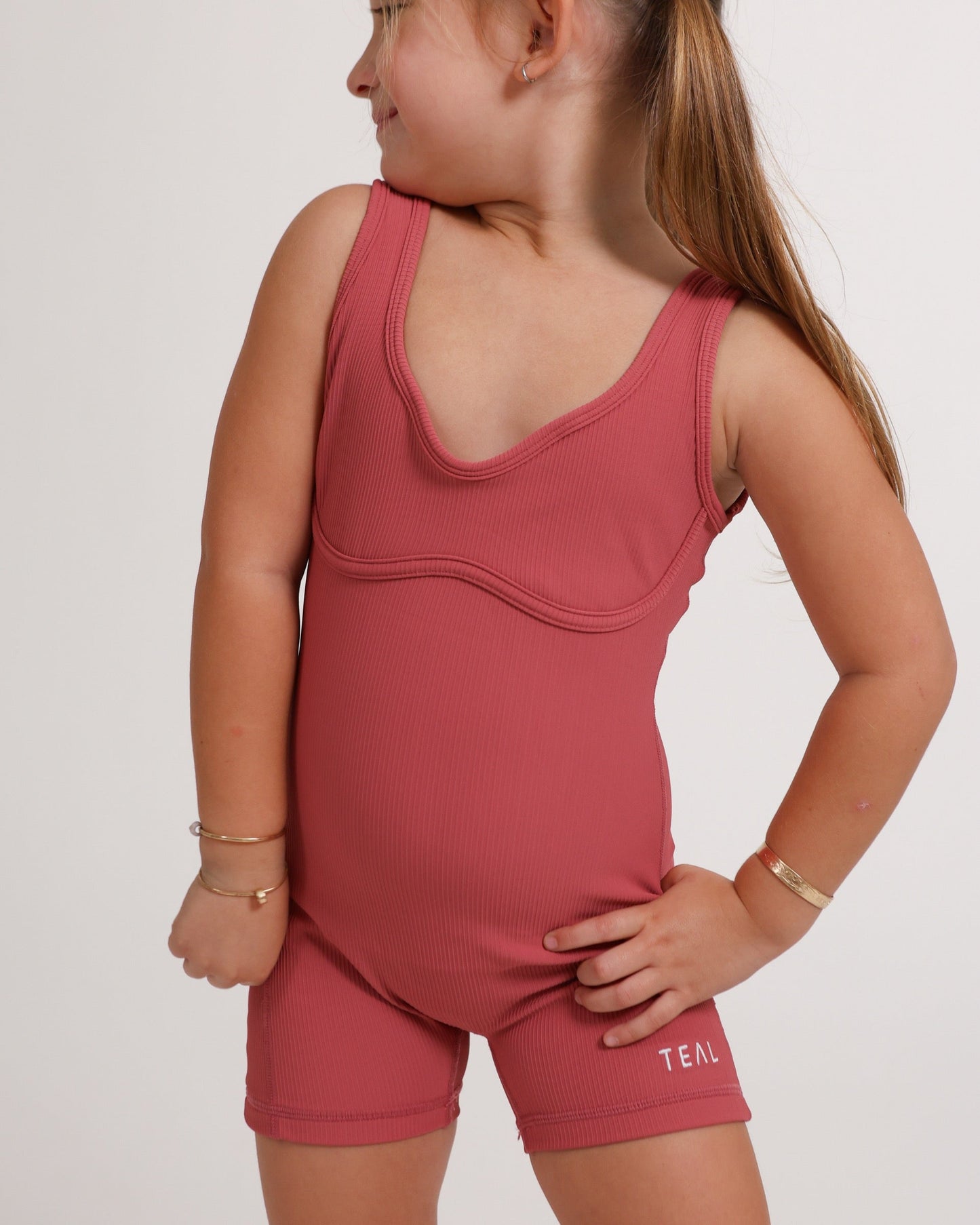 Mini Aura Jumpsuit - Girls Day Pink