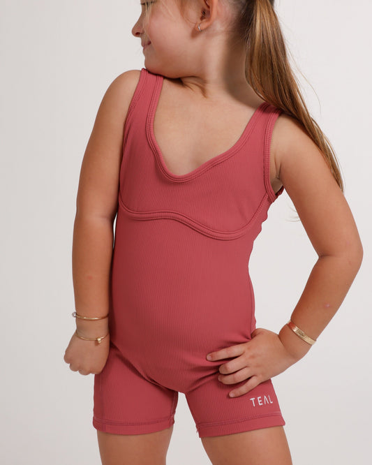 Mini Aura Jumpsuit - Girls Day Pink