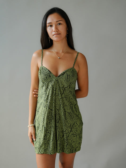 Camille Romper - Savanae Olive