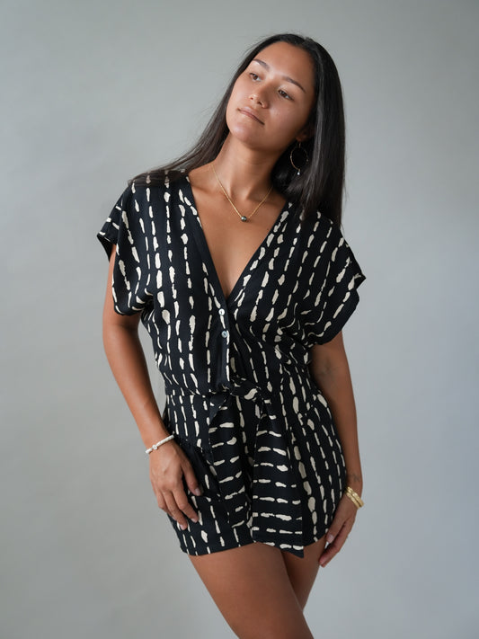 Bacana Top - Current Black