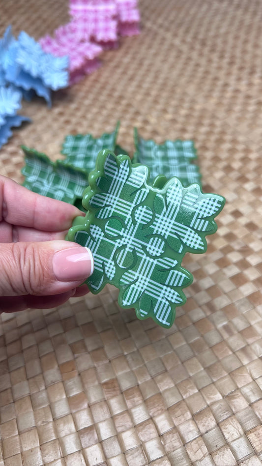 Kuiki Palaka Hair Claw- Green