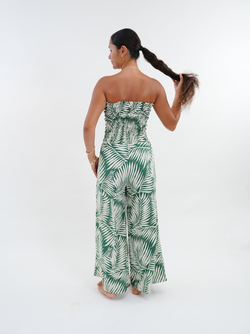 Lawai Jumpsuit - Drift Green