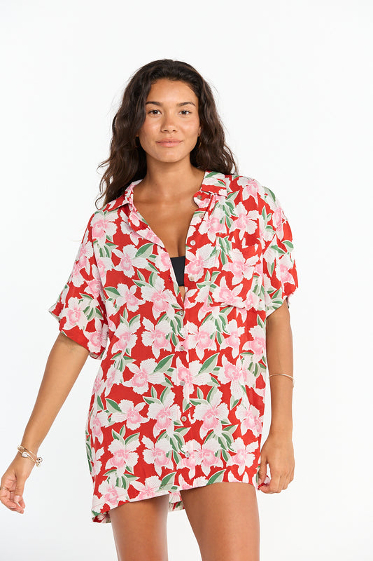 ALOHA SHIRT- VINTAGE ORCHID - BENOA 11.11.24