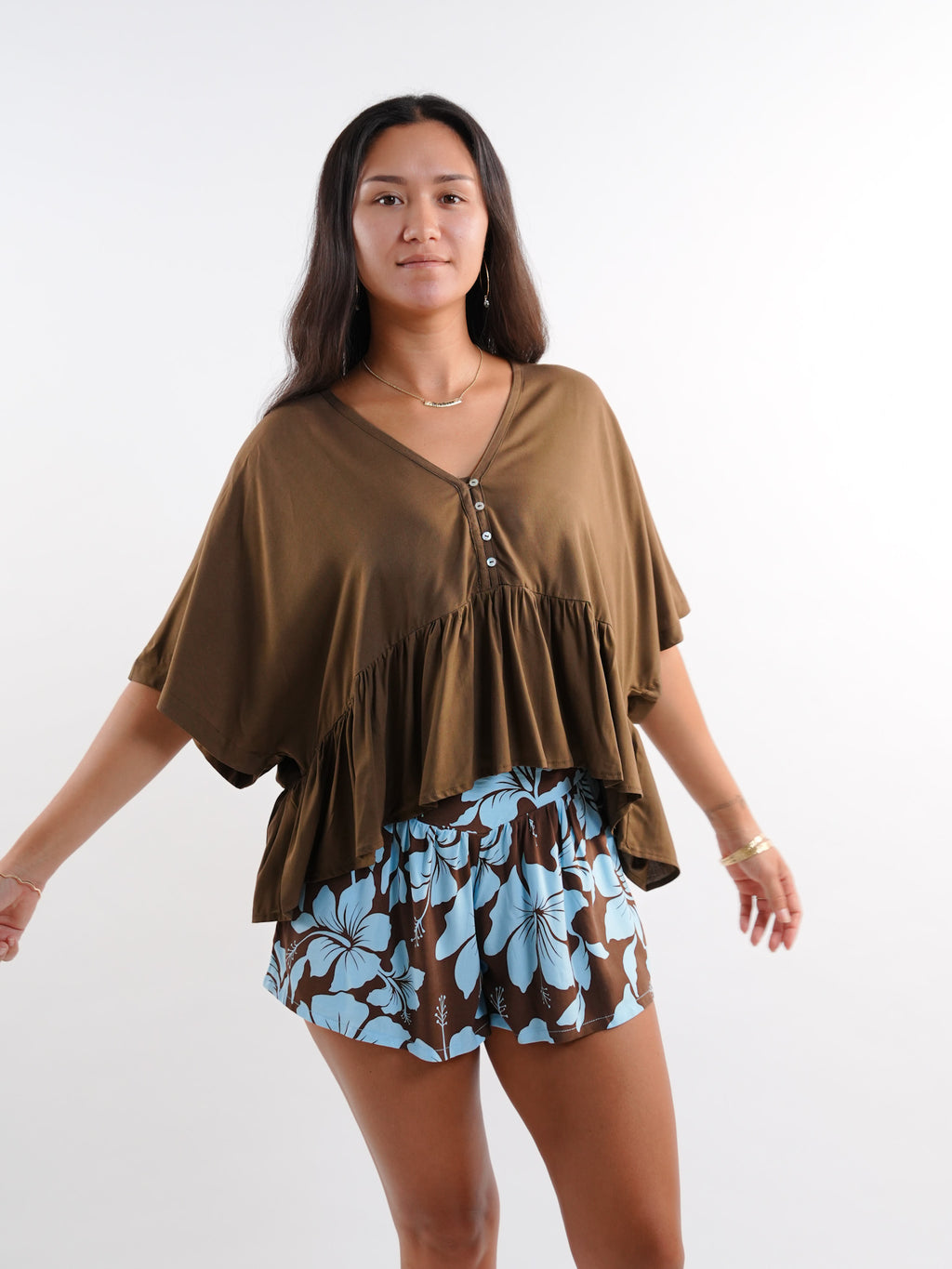 Tavea Top - Solid Brown