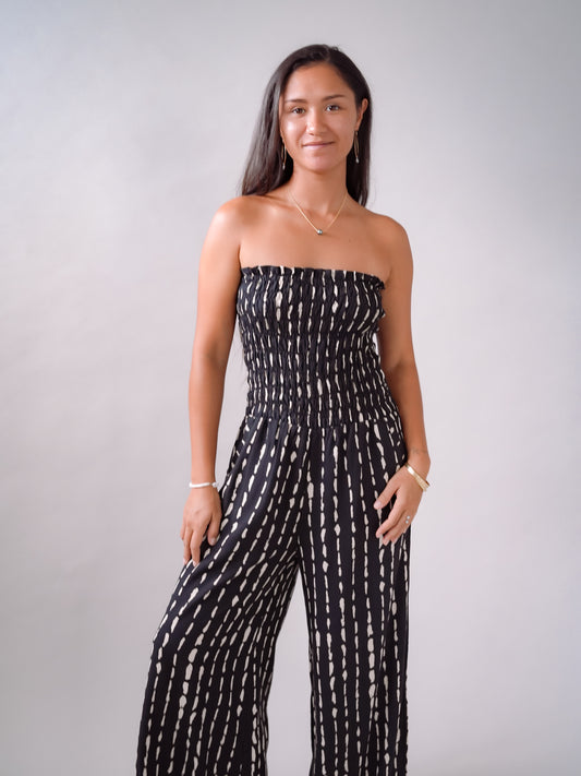 Lawai Jumpsuit - Current Black