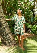 Calabria Shirt Dress - Bloomtide Petrol