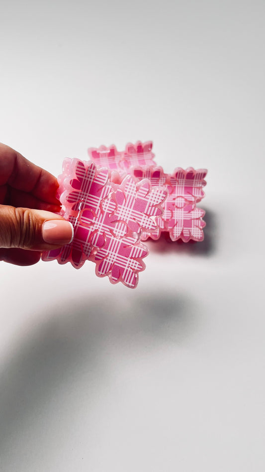 Kuiki Palaka  Hair Claw-Pink