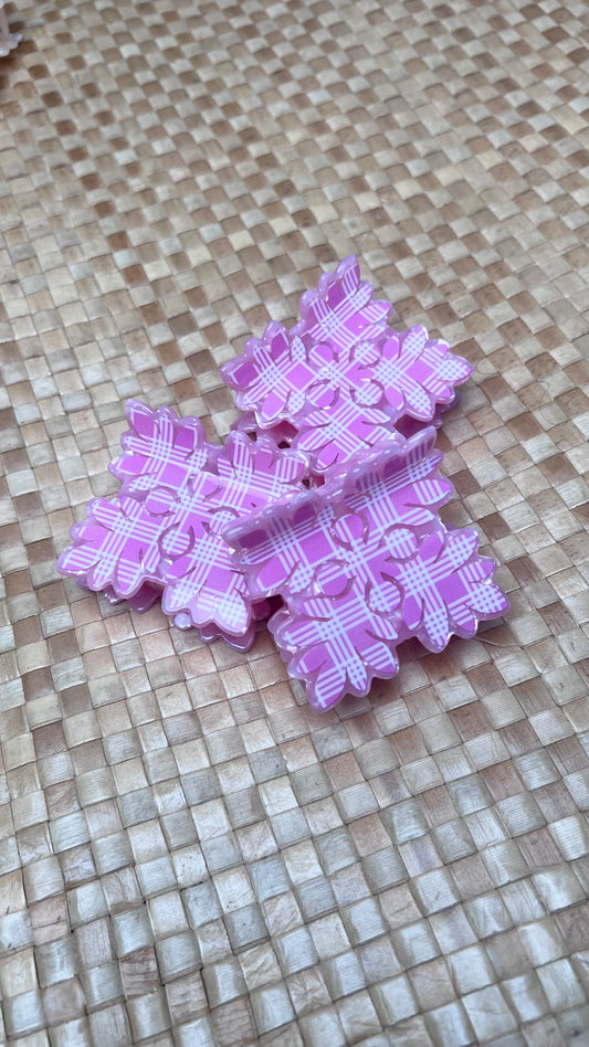 Kuiki Palaka Hair Claw-Pink