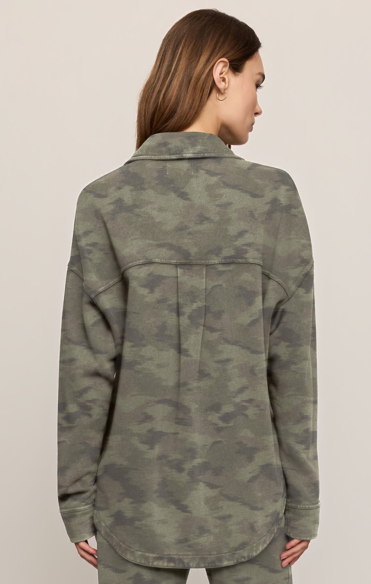 All Day Camo Knit Jacket - Classic Olive - ZJ264312S