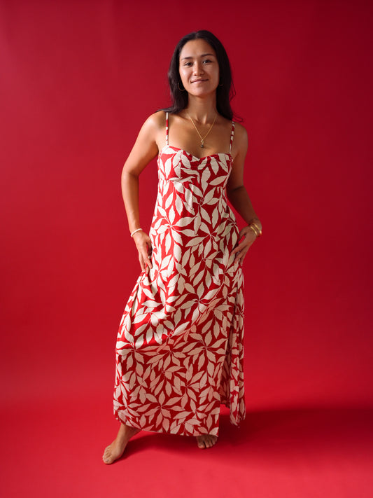 Oliva Dress - Laleen Red