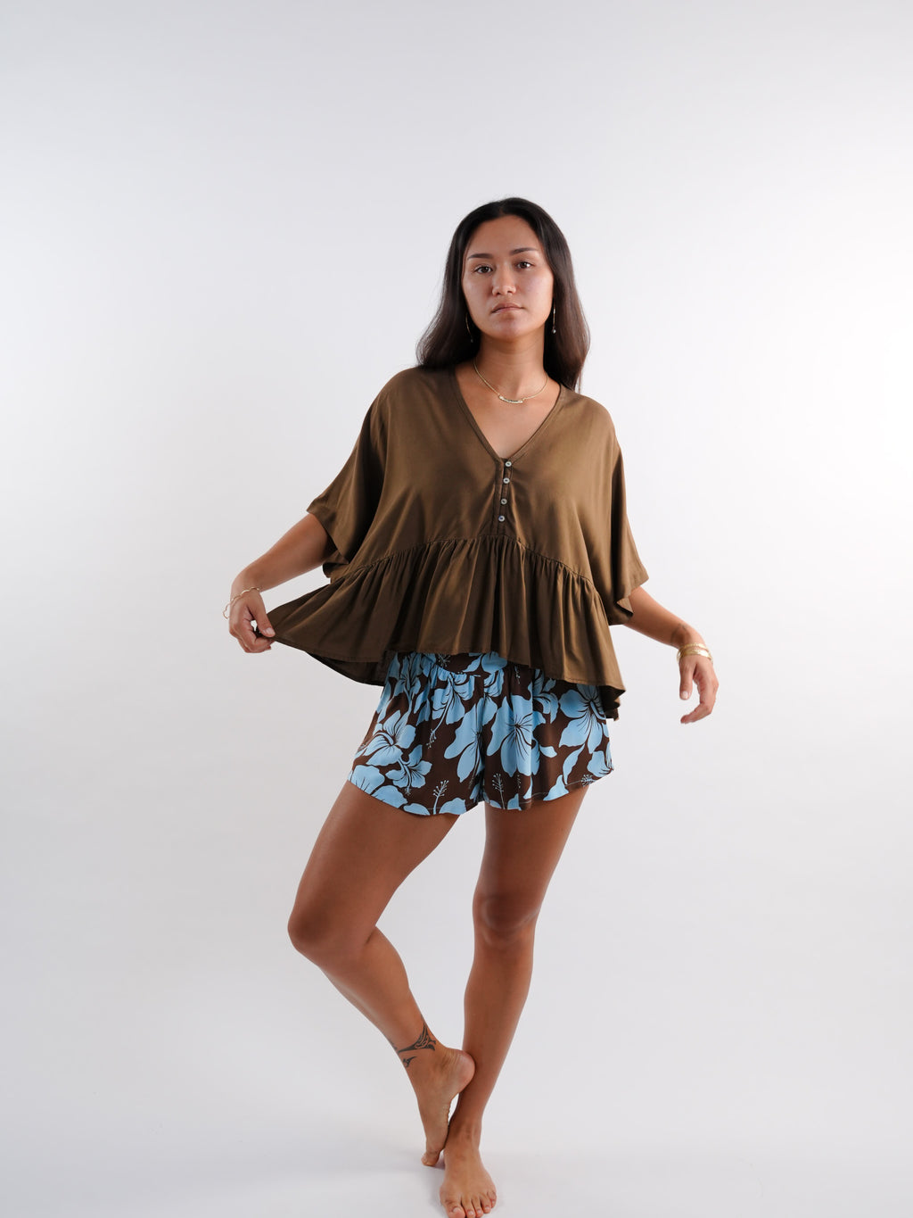 Tavea Top - Solid Brown
