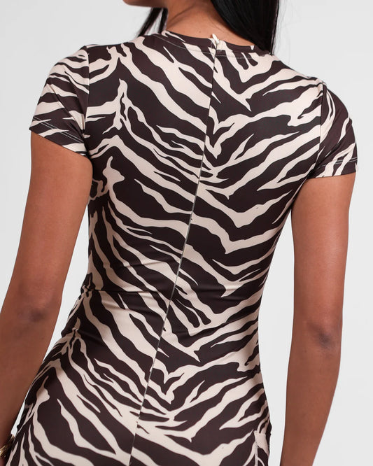T-Shirt Jumpsuit - DARK ZEBRA - Smooth - Active By Teal