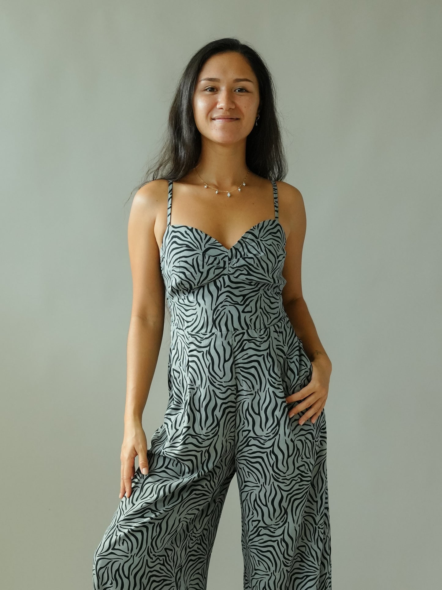 Morena Jumpsuit - Raye Grey