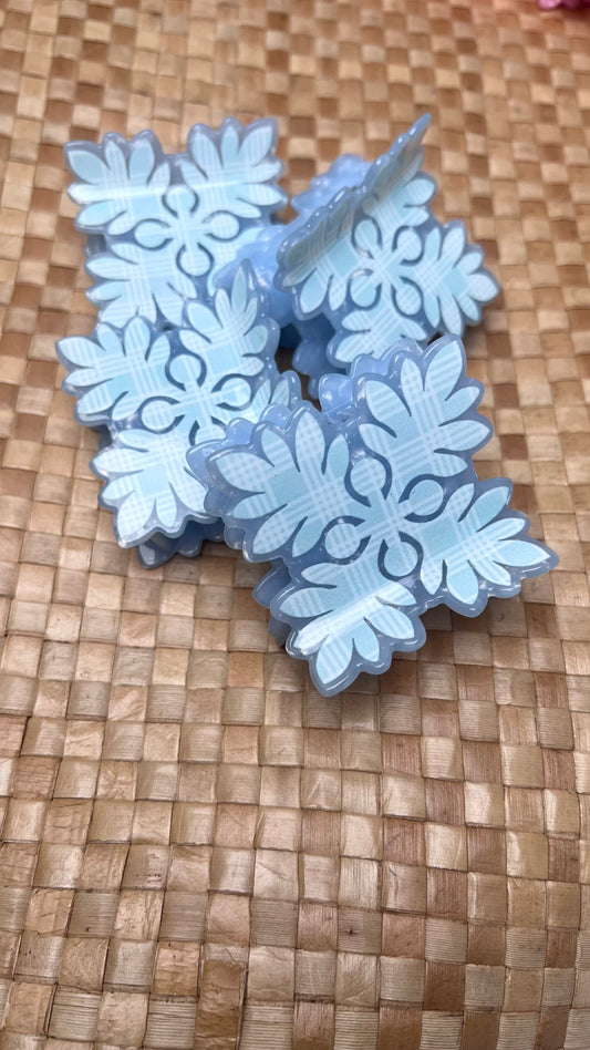 Kuiki Palaka Hair Claw- light blue