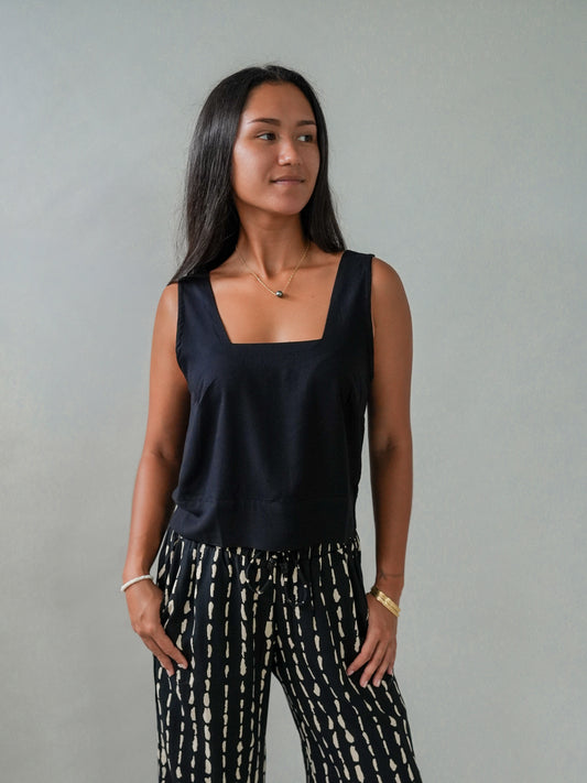 Tayla Top - Solid Black