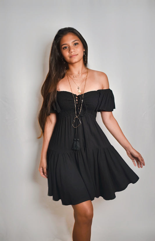 Passione Dress - Solid Black