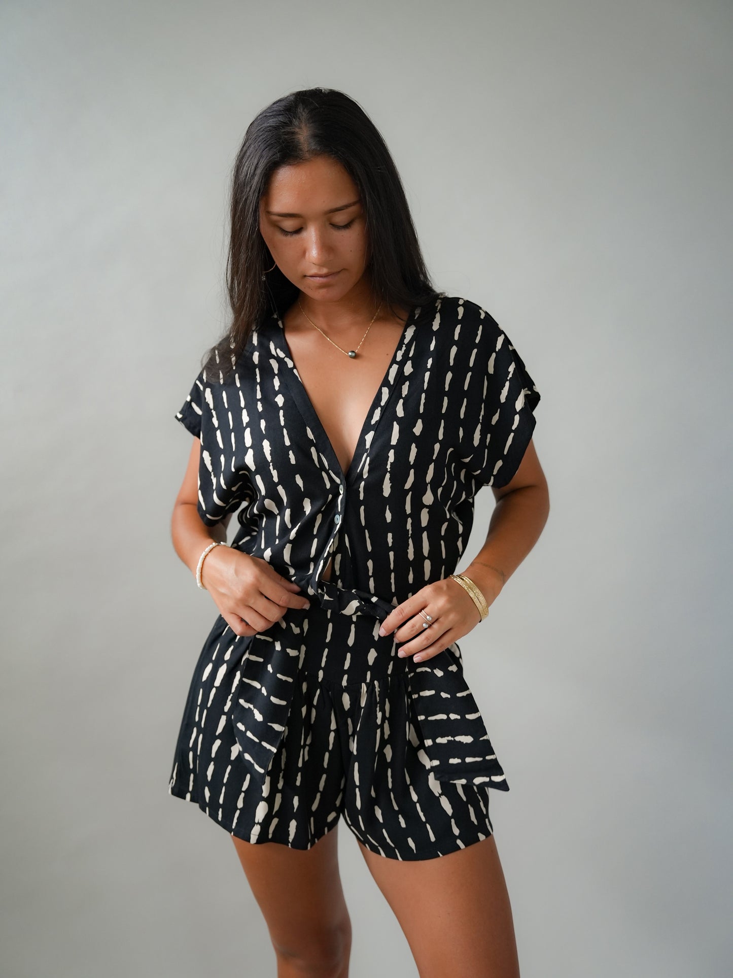 Bacana Top - Current Black