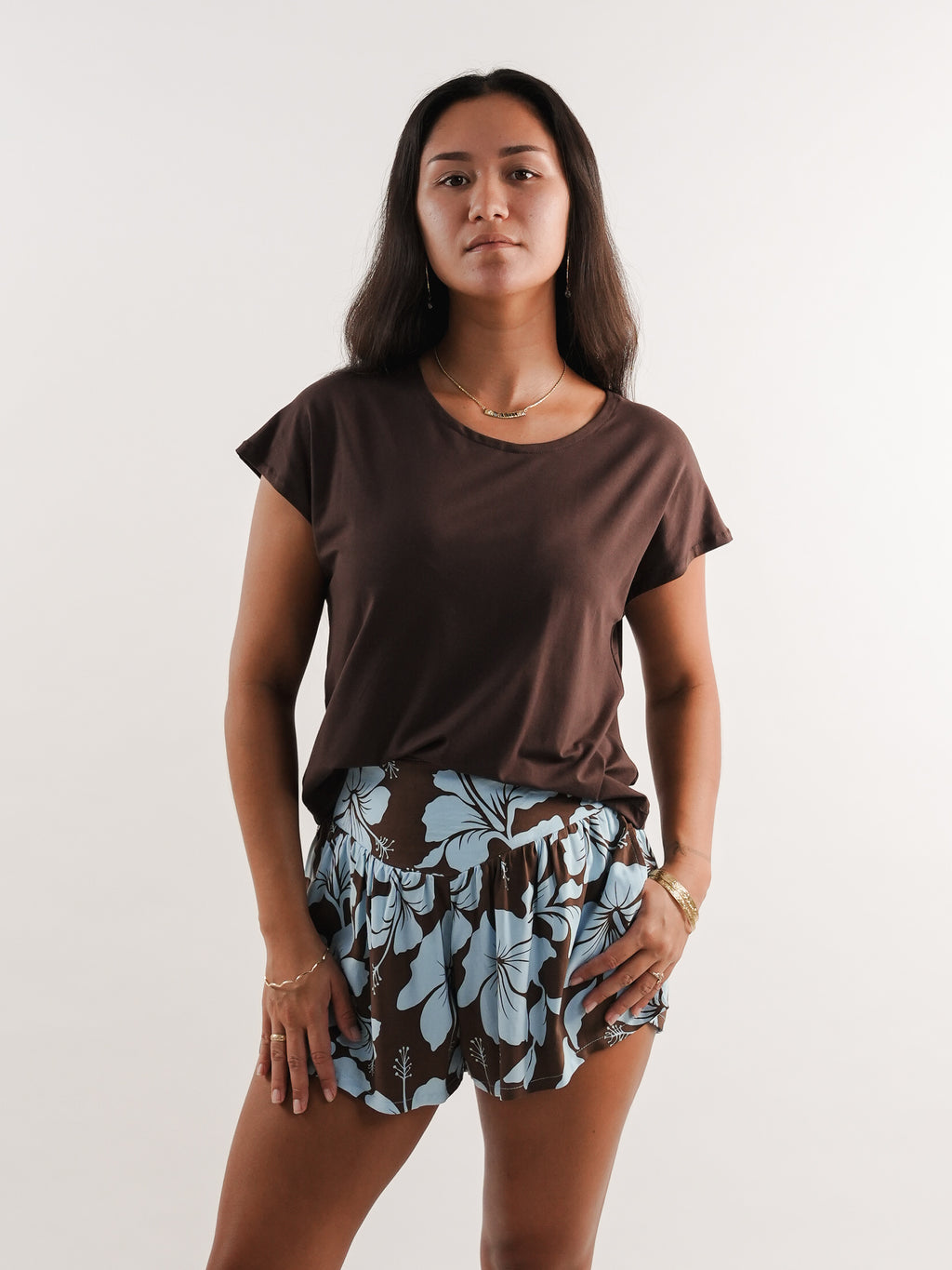 Tahlia Top - Viscose Chocolate