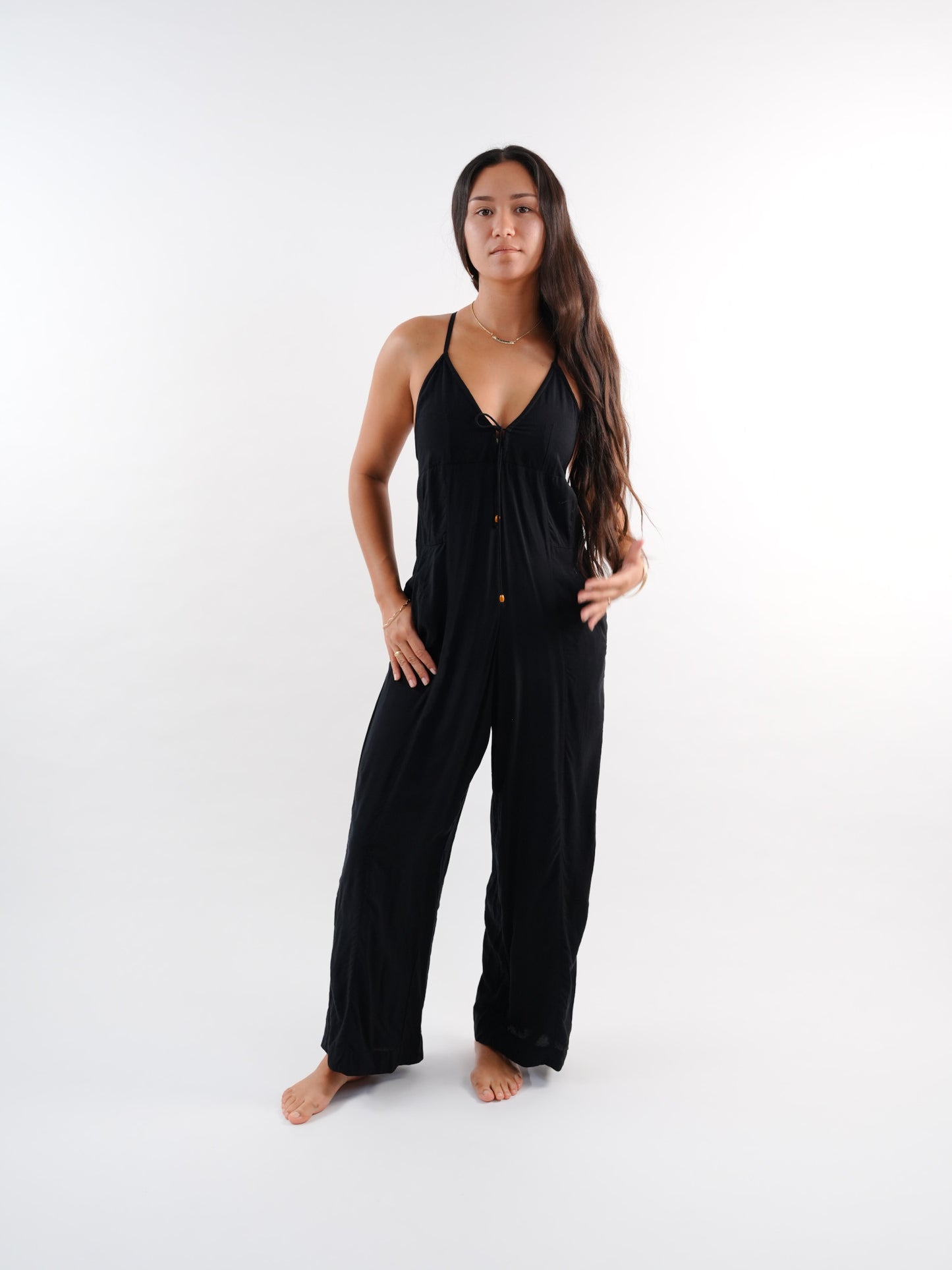 Solae Jumpsuit - Solid Black