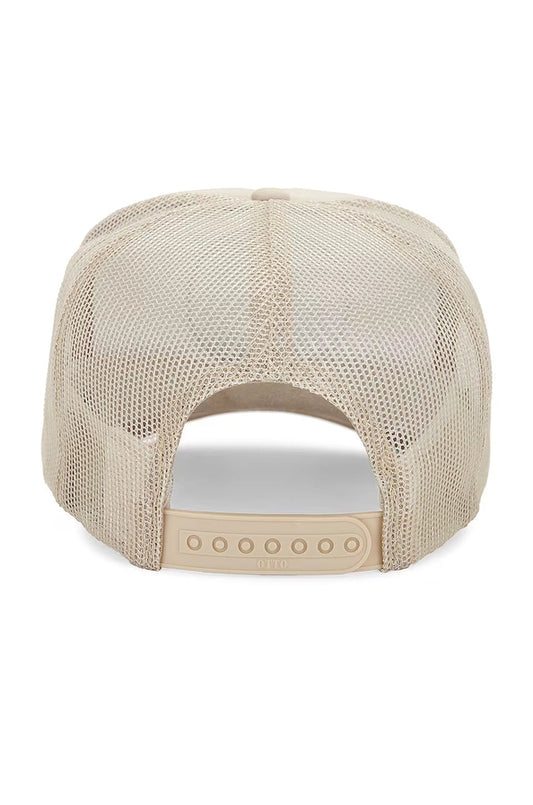 Howdy Honey Trucker Hat in Tan - Friday Feelin'
