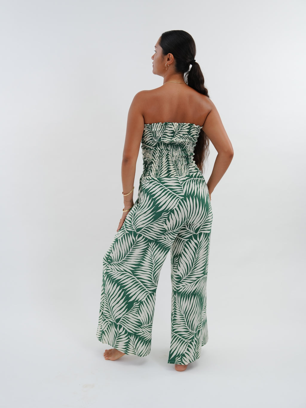 Lawai Jumpsuit - Drift Green