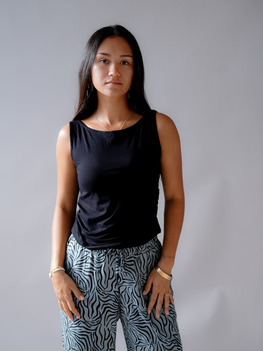 Aureen Top - Solid Black