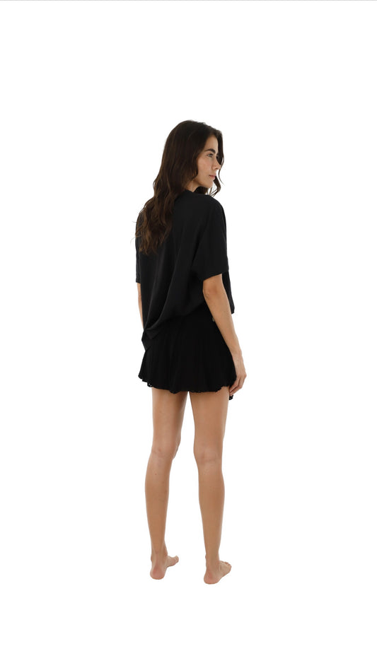 GAUDY SKORT- BLACK - MALAI