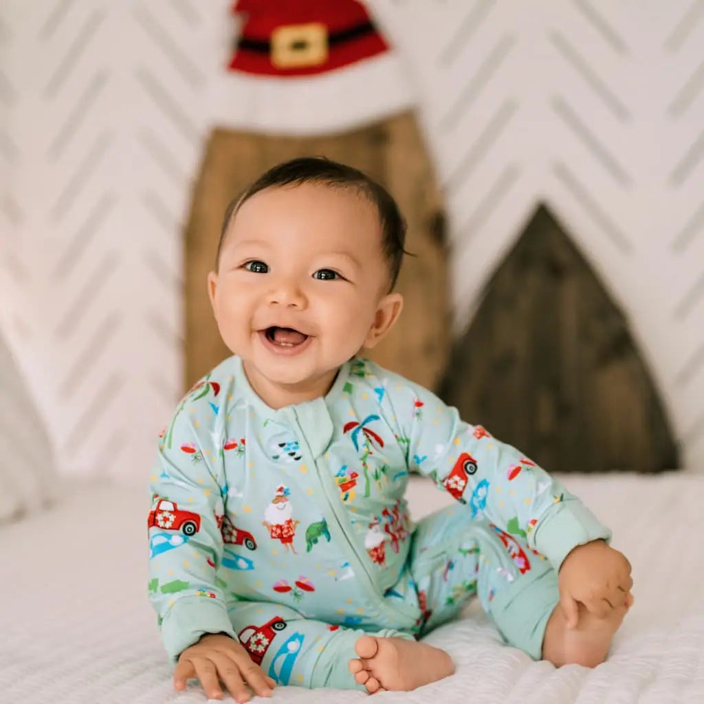 Surfing in an Island- Baby Bamboo Coverall - Coco Moon