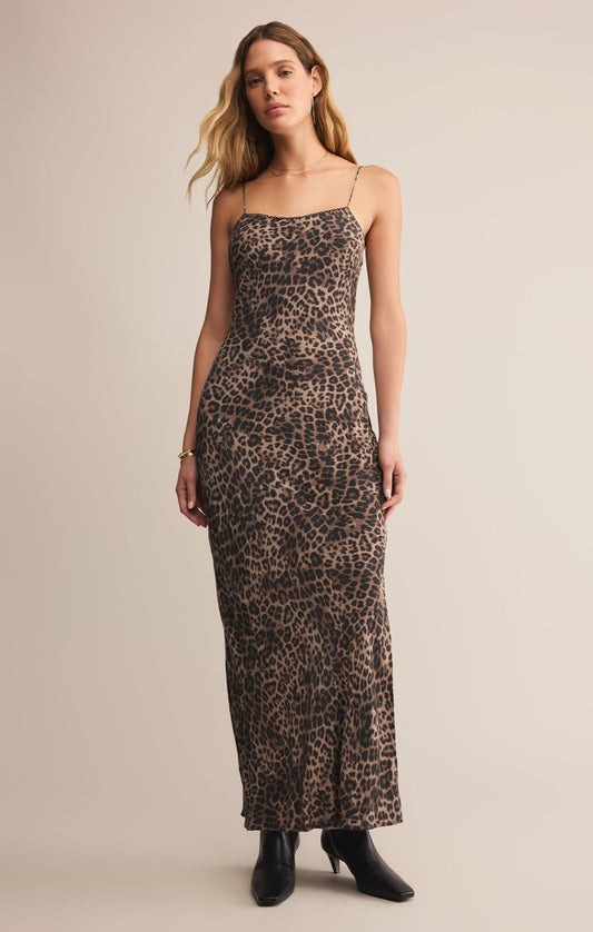 Cielo Leopard Midi Dress- ZSUPPLY