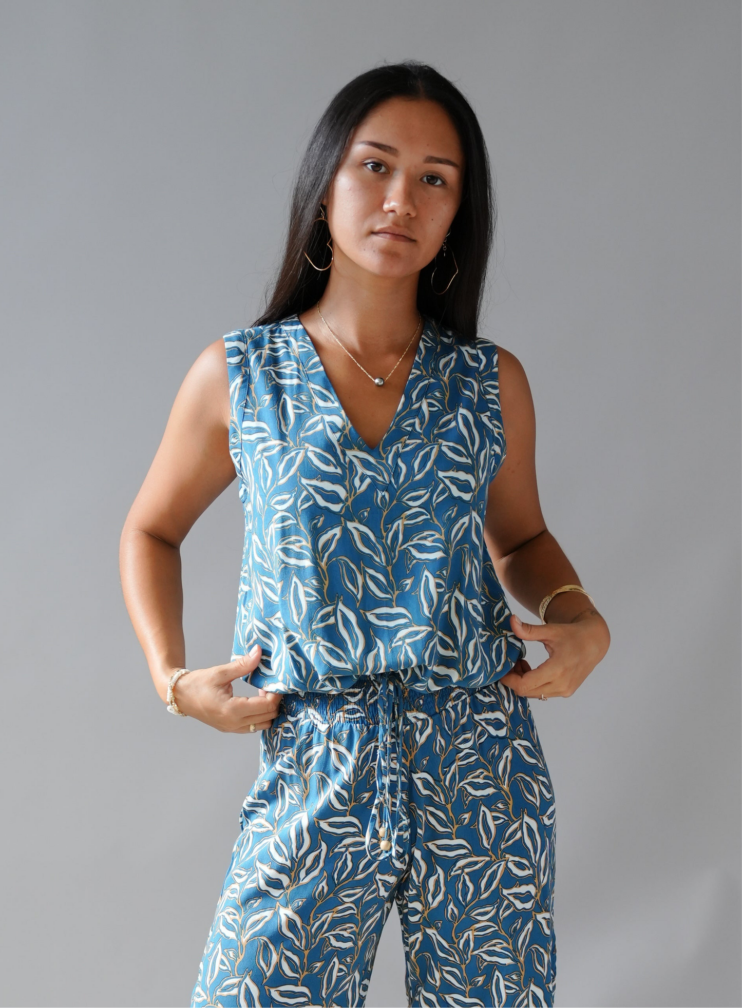 Nui Top - Lauris Petrol