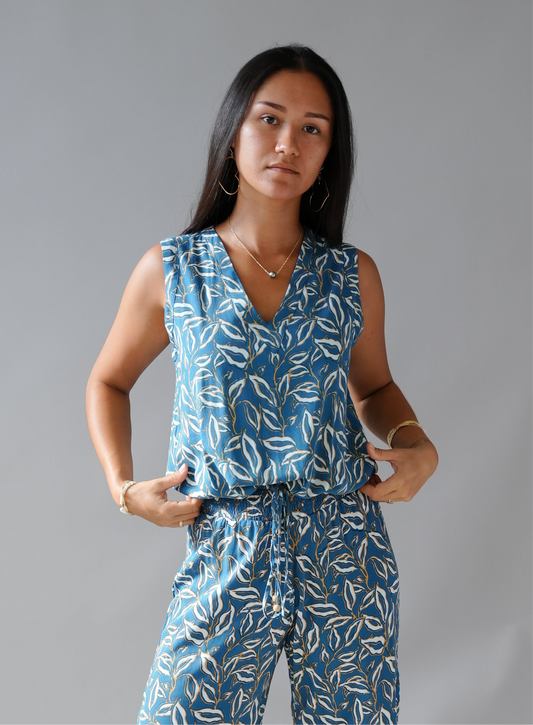 Nui Top - Lauris Petrol