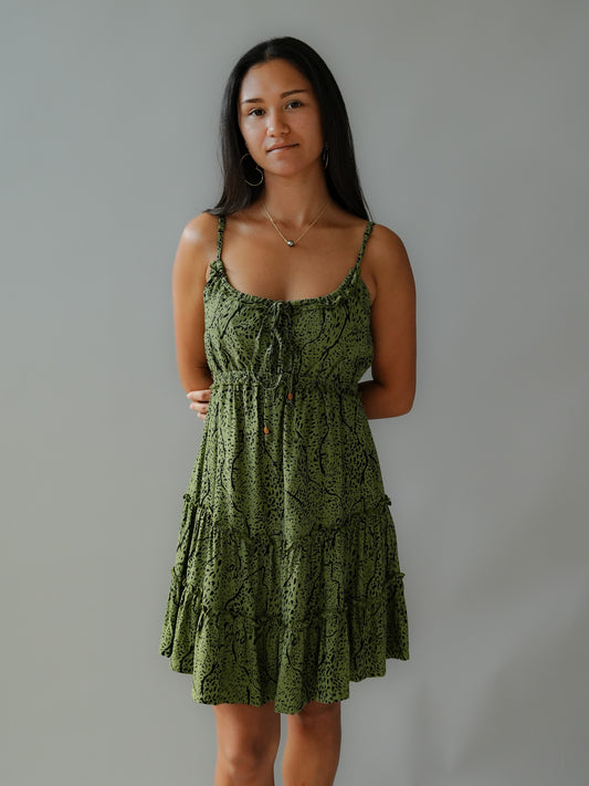 Leni Dress - Savanae Olive