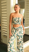Malta Pant (Short Length) - Bloomtide Petrol