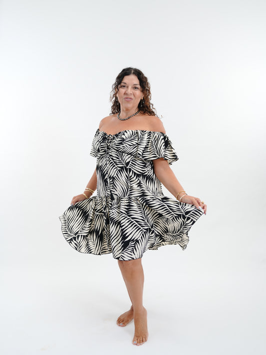 Quinn Dress - Drift Black
