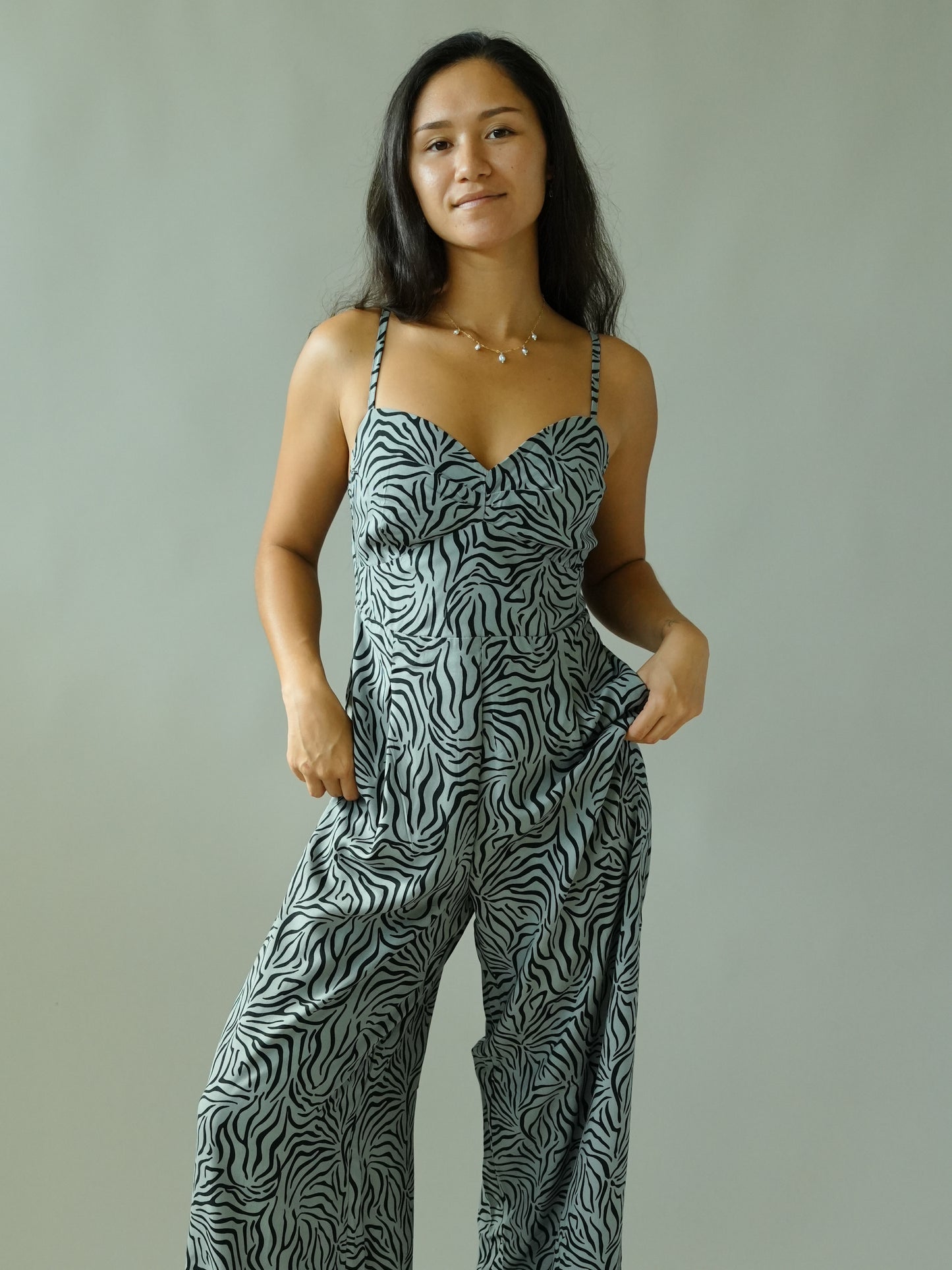 Morena Jumpsuit - Raye Grey