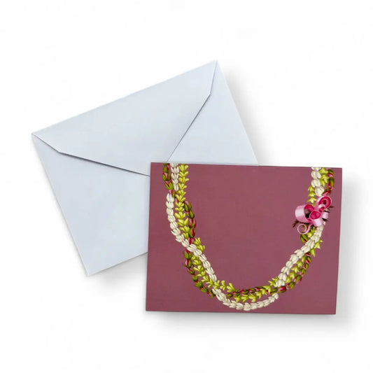 Pakalana Lokelani Pikake Greeting Card - HOMEGROWN