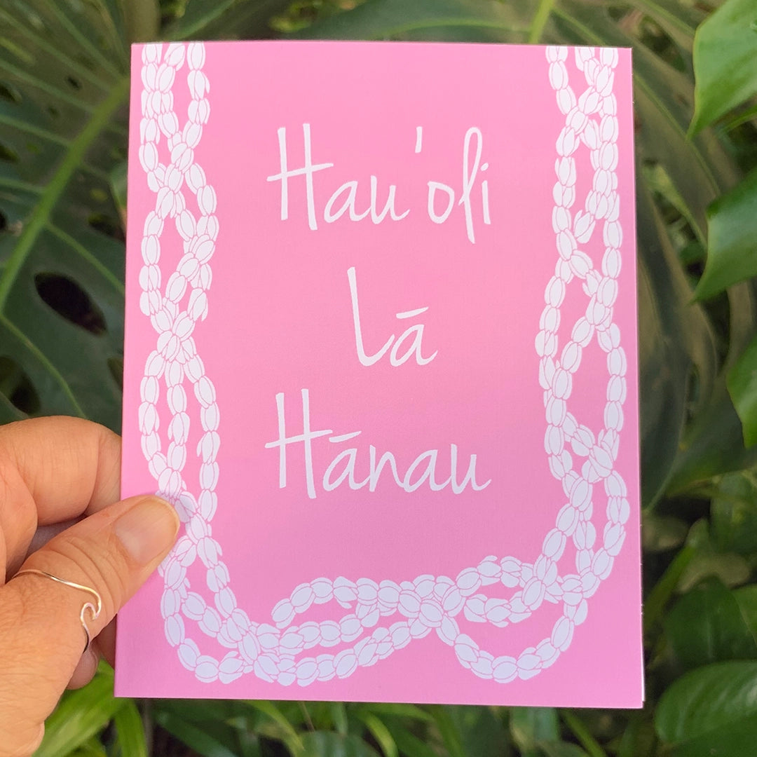 Pīkake Birthday Card Pink - DSD