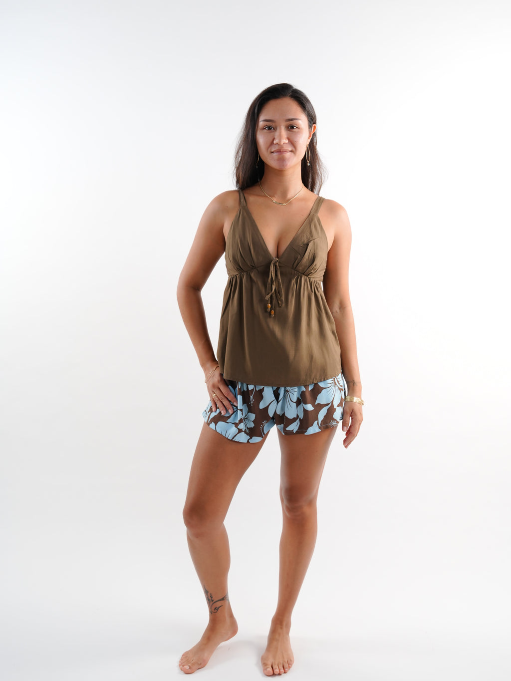 Menina Top - Solid Brown