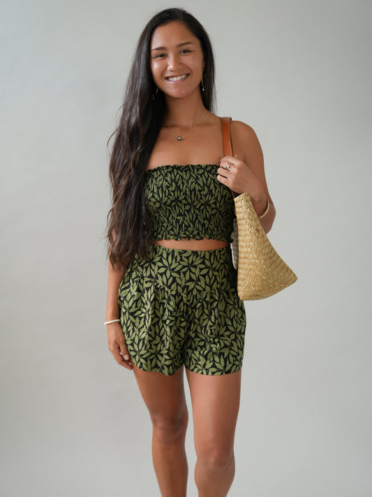 Elya Shorts - Petaline Black