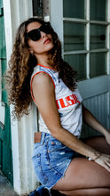 Load image into Gallery viewer, All Ova Slim Fit Sleeveless Skimmer Tank- RUSTY USA