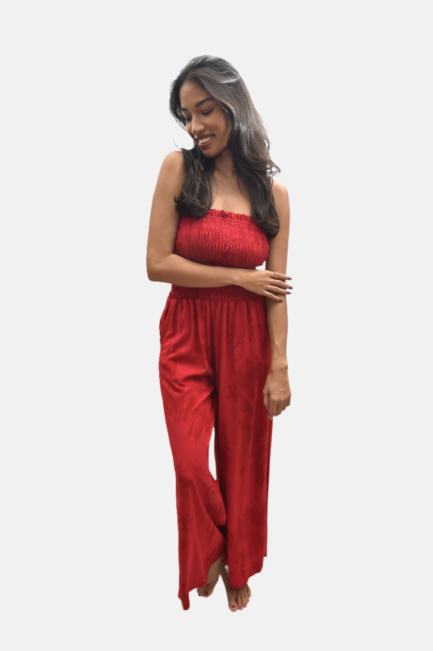 LAWAI JUMPSUIT- TD Murky Crimson RED - KHUSH 39